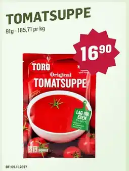 Holdbart TOMATSUPPE tilbud