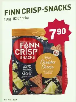 Holdbart Finn Crisp-snacks tilbud