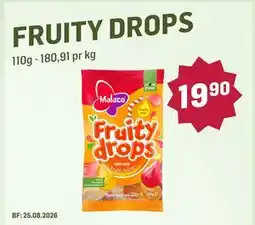 Holdbart FRUITY DROPS tilbud