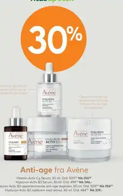Vitusapotek Hyaluron Activ B3 nattkrem med retinal tilbud
