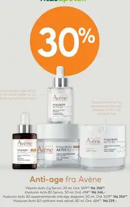 Vitusapotek Hyaluron Activ B3 oppstrammende anti-age dagkrem tilbud