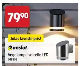 Jula Vegglampe solcelle LED tilbud