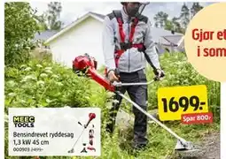 Jula Bensindrevet ryddesag 1,3 kW 45 cm tilbud