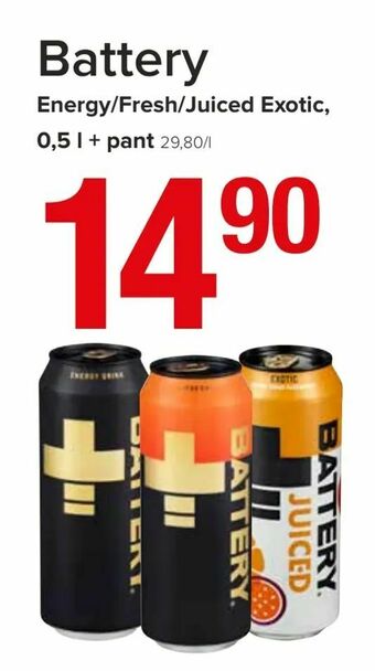 Spar Battery tilbud