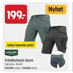 Jula Friluftsshorts herre tilbud