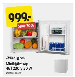 Jula Minikjøleskap 46 l 230 V 50 W tilbud