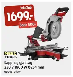 Jula Kapp- og gjærsag 230 V 1800 W Ø254 mm, Medlemspris tilbud