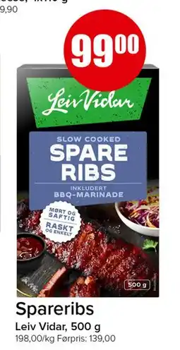 Spar Spareribs tilbud