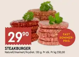 Coop Mega STEAKBURGER tilbud