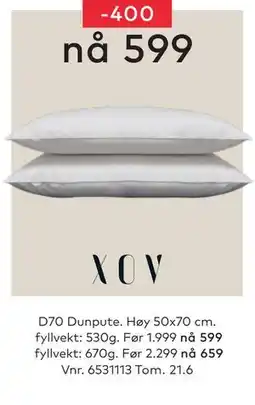 Skeidar D70 Dunpute tilbud