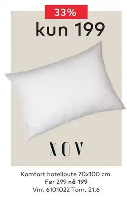 Skeidar Komfort hotellpute tilbud