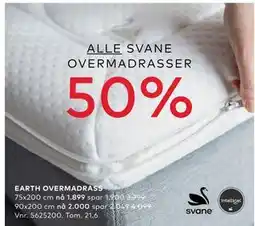 Skeidar EARTH OVERMADRASS tilbud