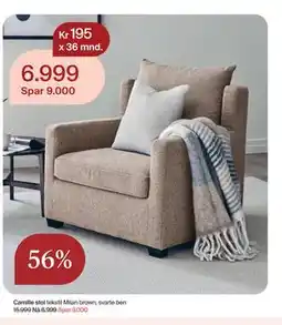 Møbelringen Camille stol tilbud