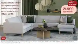 Møbelringen Bragernes pocket hjørnesofa tilbud