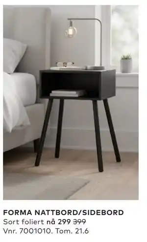 Skeidar FORMA NATTBORD/SIDEBORD tilbud