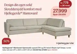 Møbelringen Hjellegjerde Mantovani hjørnesofa tilbud