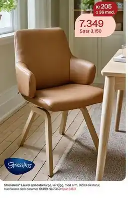 Møbelringen Stressless Laurel spisestol tilbud