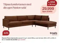 Møbelringen Passion Pluss hjørnesofa tilbud