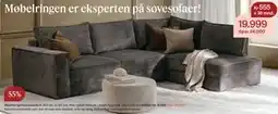 Møbelringen Maemo hjørnesovesofa tilbud