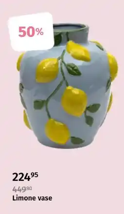 Nille Limone vase tilbud
