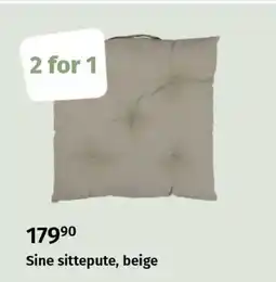 Nille Sine sittepute, beige tilbud