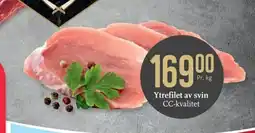 CC Mat Ytrefilet av svin CC-kvalitet tilbud