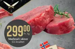 CC Mat Mørbrad i skiver CC-kvalitet tilbud