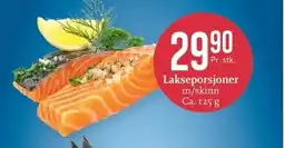 CC Mat Lakseporsjoner m/skinn Ca. tilbud