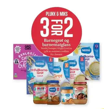 CC Mat Barnegrøt og barnematglass tilbud