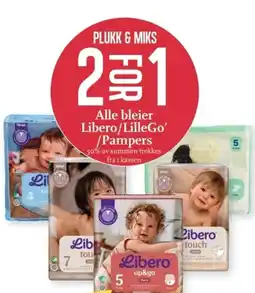 CC Mat Alle bleier Libero/LilleGo' /Pampers tilbud