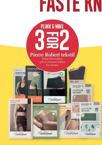 CC Mat Pierre Robert tekstil tilbud