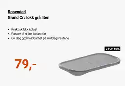 Kitch'n Rosendahl grand cru lokk grå liten tilbud