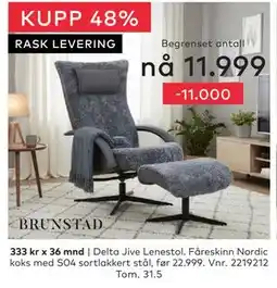 Skeidar Delta Jive Lenestol tilbud