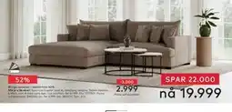 Skeidar Rossi Lux 2-seter med XL sjeselong venstre tilbud