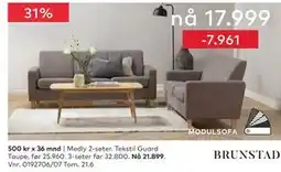 Skeidar Medly 2-seter tilbud