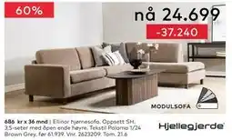 Skeidar Ellinor hjørnesofa tilbud