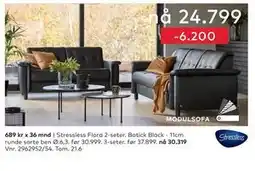Skeidar Stressless Flora 2-seter tilbud