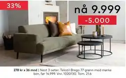 Skeidar Nest 3-seter tilbud
