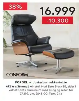 Skeidar Air stol tilbud