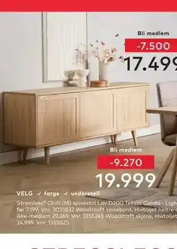 Skeidar Woodcraft skjenk tilbud
