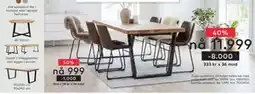 Skeidar Calia spisebord tilbud