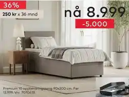 Skeidar Premium 10 oppbevaringsseng tilbud