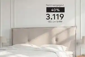 Skeidar Nord sengegavl tilbud
