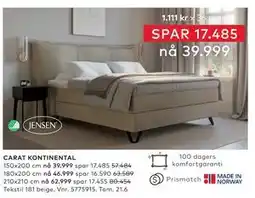 Skeidar CARAT KONTINENTAL tilbud