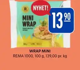 Rema 1000 WRAP MINI tilbud