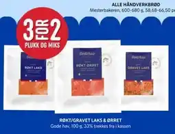 Rema 1000 RØKT/GRAVET LAKS & ØRRET tilbud