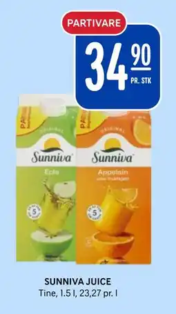 Rema 1000 SUNNIVA JUICE tilbud