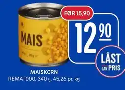 Rema 1000 MAISKORN tilbud
