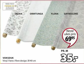 JYSK Voksduk tilbud
