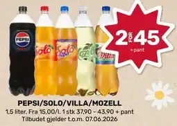 Matkroken PEPSI/SOLO/VILLA/MOZELL tilbud